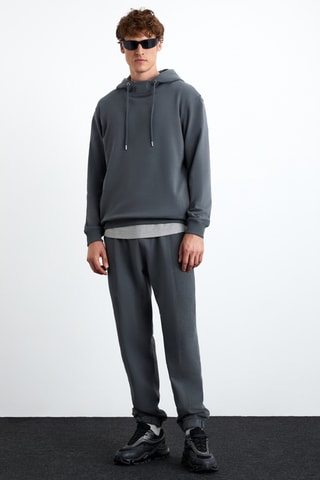 Pantalon de survêtement oversize - Gris foncé