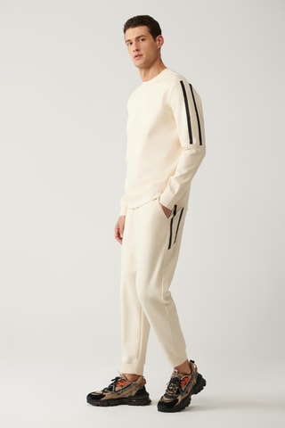 Pantalon de survêtement regular - Beige