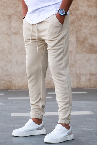 Pantalon de survêtement slim - Beige