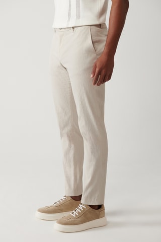 Pantalon relaxed - Beige