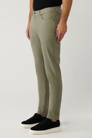 Pantalon slim - Kaki