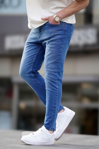 Jean slim - Bleu marine