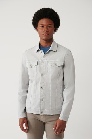 Veste en jean - Gris