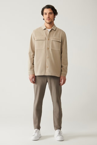 Veste en jean - Beige