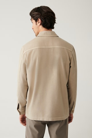 Veste en jean - Beige