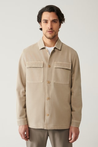 Veste en jean - Beige