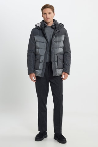 Doudoune à capuche - Anthracite