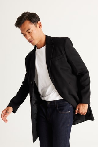 Veste en laine - Noir