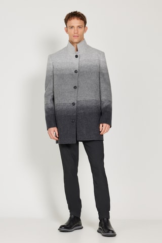 Manteau dip and dye - Gris