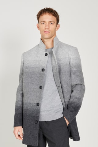 Manteau dip and dye - Gris