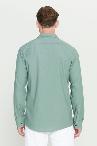 Chemise slim - Vert