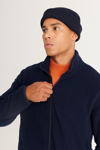 Sweat polaire - Bleu marine