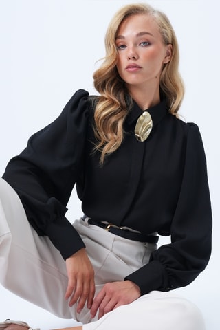 Chemisier regular - Noir