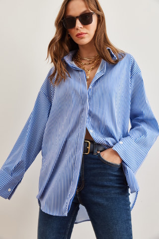 Tunique - Bleu marine et blanc