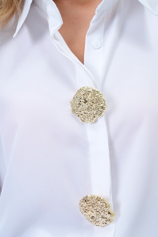 Chemisier regular - Blanc