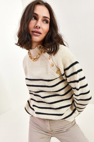 Pull - Blanc et noir