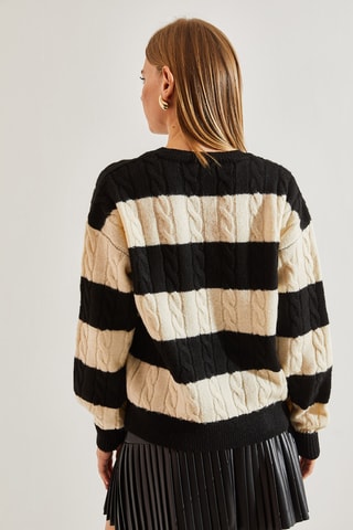 Pull - Blanc et noir