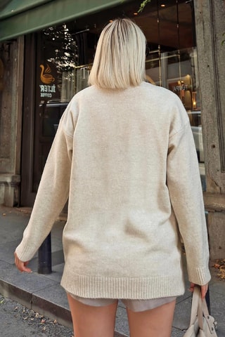 Pull relaxed - Beige