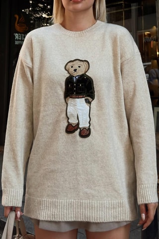 Pull relaxed - Beige