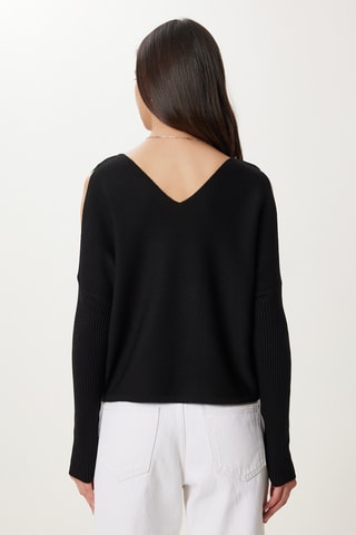 Top oversize - Noir