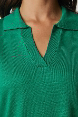 Pull regular - Vert foncé
