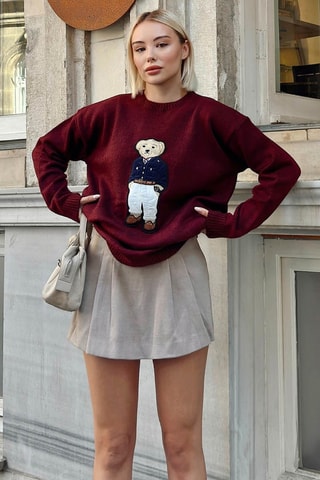 Pull relaxed - Bordeaux