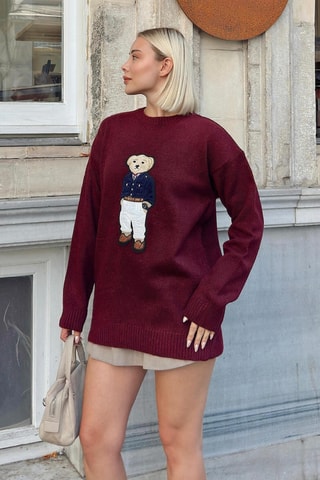 Pull relaxed - Bordeaux