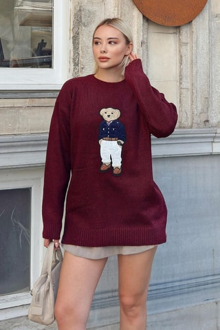 Pull relaxed - Bordeaux