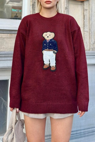Pull relaxed - Bordeaux