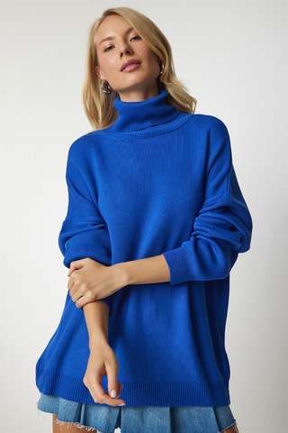 Pull oversize - Bleu roi