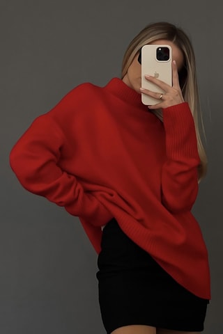 Pull en laine - Rouge