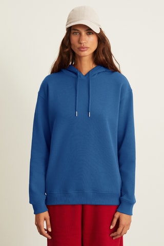 Sweat à capuche - Bleu roi