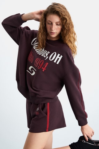 Sweat - Violet foncé