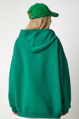 Sweat à capuche - Vert émeraude