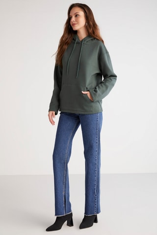 Sweat à capuche - Kaki