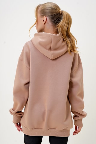 Sweat à capuche - Beige
