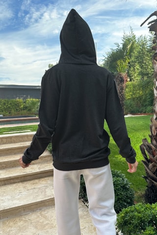 Sweat à capuche - Anthracite foncé