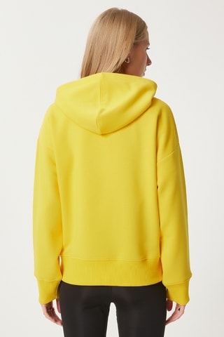 Sweat à capuche - Jaune