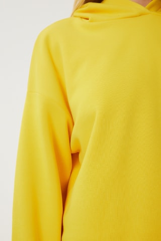 Sweat à capuche - Jaune