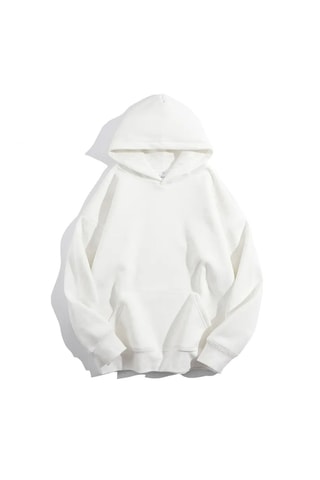 Sweat à capuche - Blanc