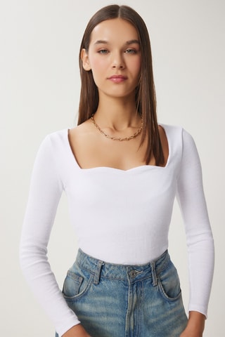 Top - Blanc