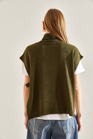 Pull sans manches - Kaki