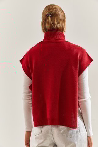 Pull sans manches - Bordeaux