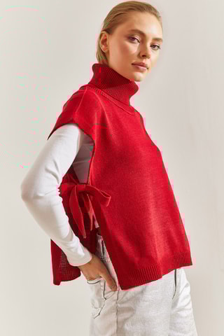 Pull sans manches - Bordeaux