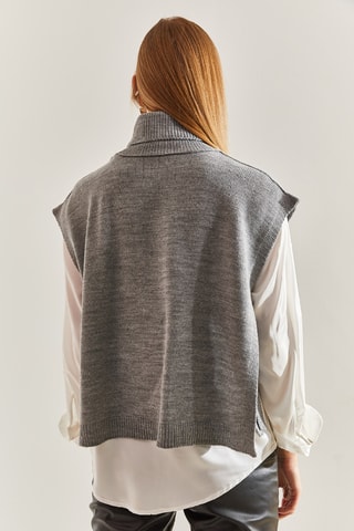 Pull sans manches - Gris
