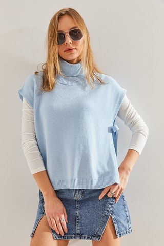 Pull sans manches - Ciel