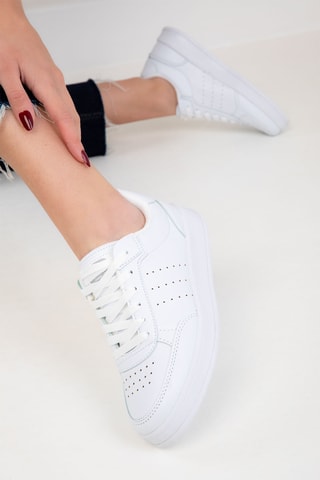 Baskets plateformes - Blanc