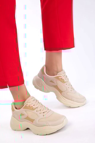 Baskets - Ecru et beige