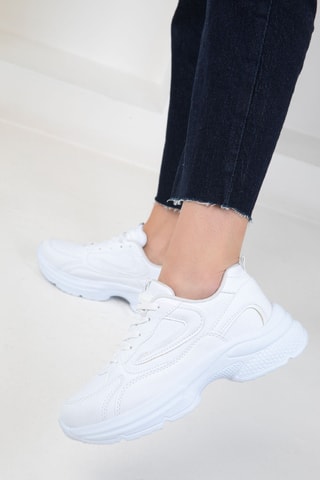 Baskets plateformes - Blanc