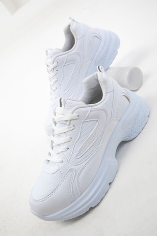 Baskets plateformes - Blanc